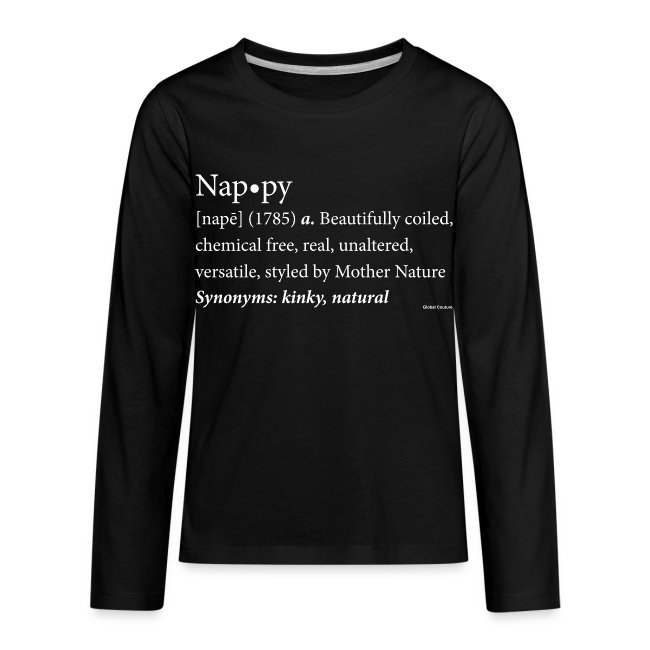 Nappy Dictionary_Global Couture Women's T-Shirts