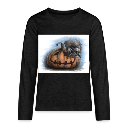Halloween Owl - Kids' Premium Long Sleeve T-Shirt