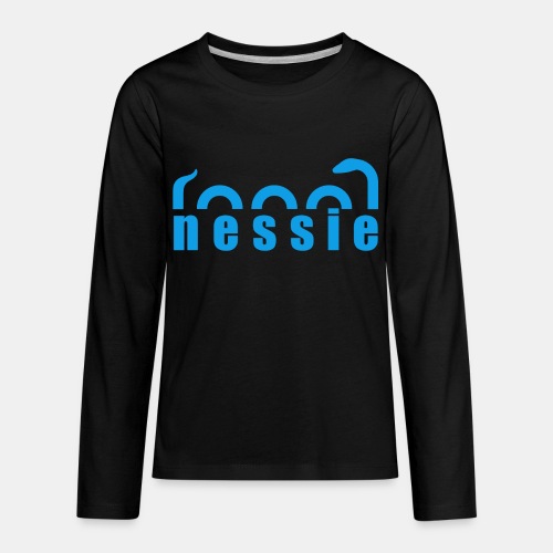 Nessie Lake Monster Fun Loch Ness Design - Kids' Premium Long Sleeve T-Shirt