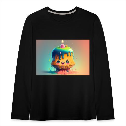 Cake Caricature - January 1st Psychedelic Desserts - Kids' Premium Long Sleeve T-Shirt