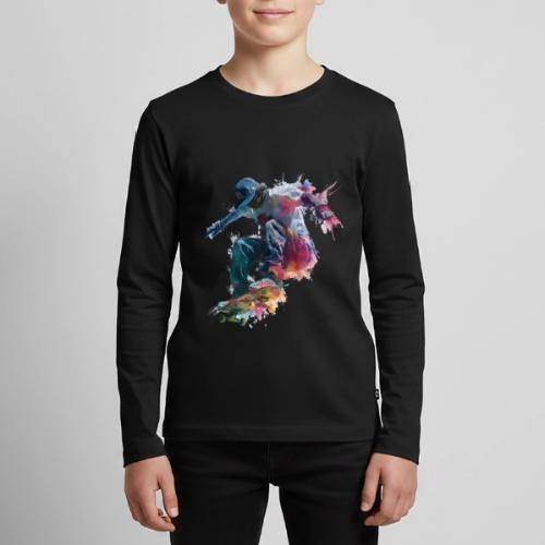 Skateboarding: Ride the Colors - Kids' Premium Long Sleeve T-Shirt