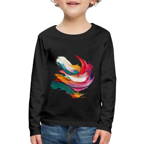 Colorful brushstrokes - Kids' Premium Long Sleeve T-Shirt