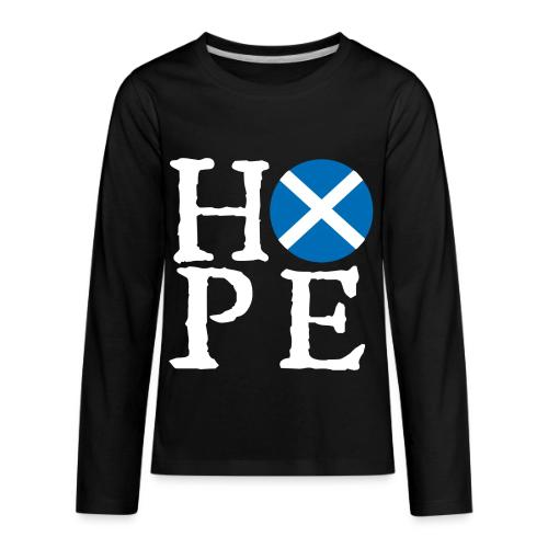Light HOPE St A Cross - Kids' Premium Long Sleeve T-Shirt