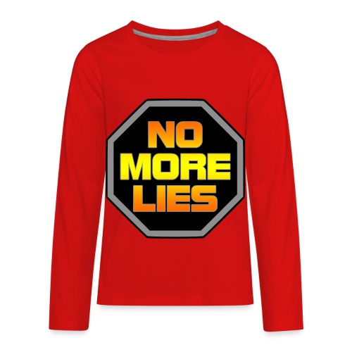 stopp no more lies - Kids' Premium Long Sleeve T-Shirt