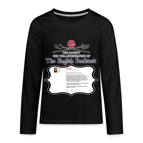 Yelp - English Beefsteak - Kids' Premium Long Sleeve T-Shirt
