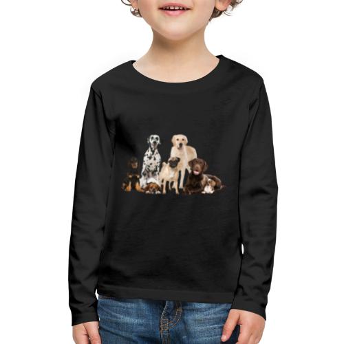 German shepherd puppy dog breed dog - Kids' Premium Long Sleeve T-Shirt