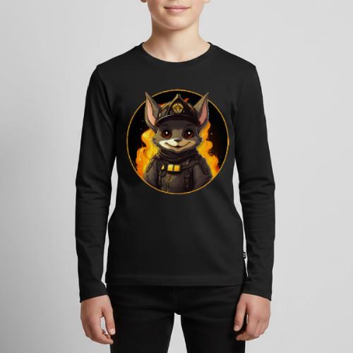 Firefighter bat - Kids' Premium Long Sleeve T-Shirt
