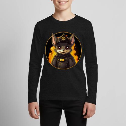 Firefighter bat - Kids' Premium Long Sleeve T-Shirt