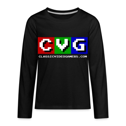 CVG Logo - Kids' Premium Long Sleeve T-Shirt