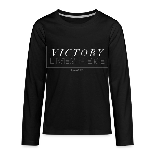victory shirt 2019 white - Kids' Premium Long Sleeve T-Shirt