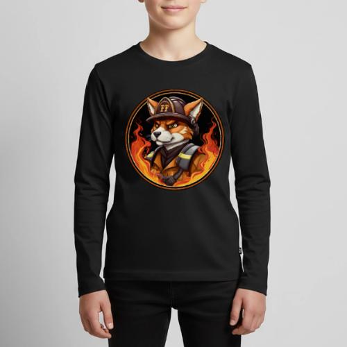 Fox Firefighter - Kids' Premium Long Sleeve T-Shirt