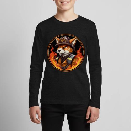 Fox Firefighter - Kids' Premium Long Sleeve T-Shirt
