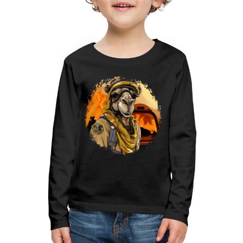 Camel Firefighter - Kids' Premium Long Sleeve T-Shirt