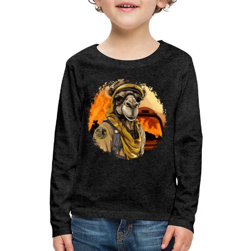 Camel Firefighter - Kids' Premium Long Sleeve T-Shirt