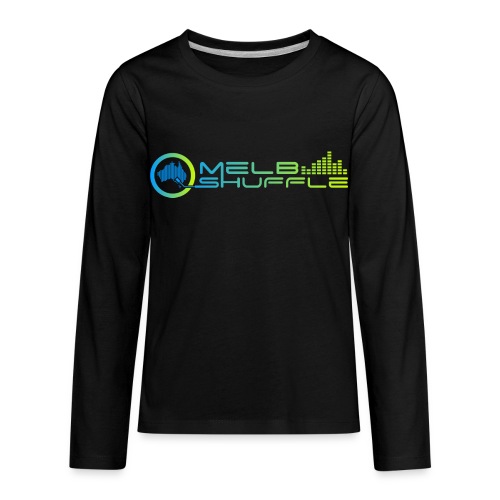 Melbshuffle Gradient Logo - Kids' Premium Long Sleeve T-Shirt