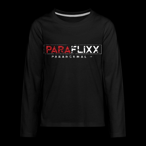 PARAFlixx White Grunge - Kids' Premium Long Sleeve T-Shirt