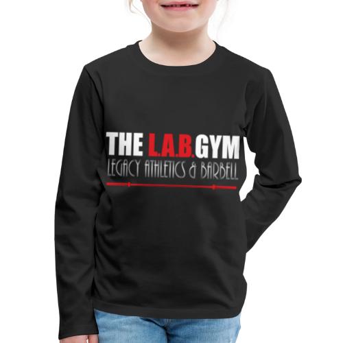 Legacy Athletics & Barbell Logo - Kids' Premium Long Sleeve T-Shirt