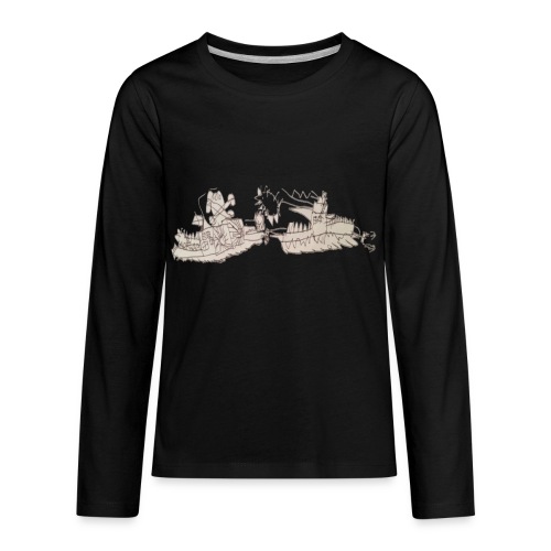 Kids battleship - Kids' Premium Long Sleeve T-Shirt