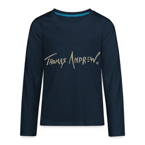 Thomas Andrew Signature_d - Kids' Premium Long Sleeve T-Shirt