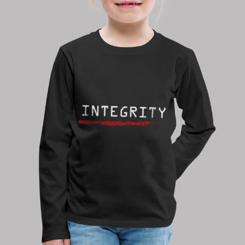 Core Values - INTEGRITY - Kids' Premium Long Sleeve T-Shirt