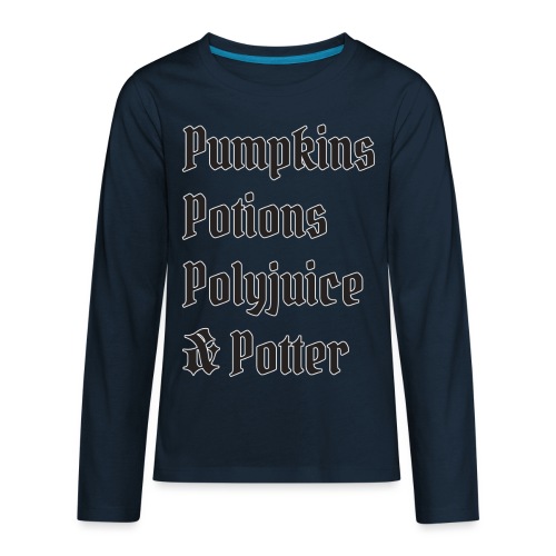 Pumpkins Potions Polyjuice & Potter - Kids' Premium Long Sleeve T-Shirt