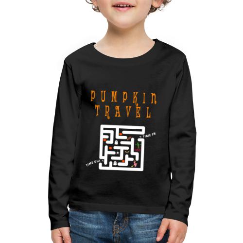 Pumpkin Travel - A story on the T-Shirt - Kids' Premium Long Sleeve T-Shirt