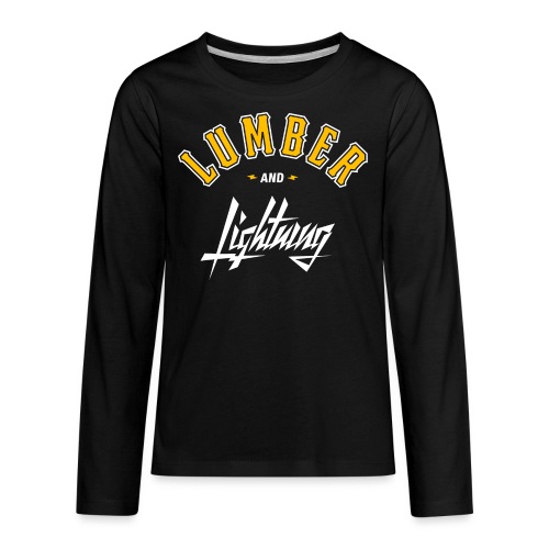 Lumber and Lightning - Kids' Premium Long Sleeve T-Shirt