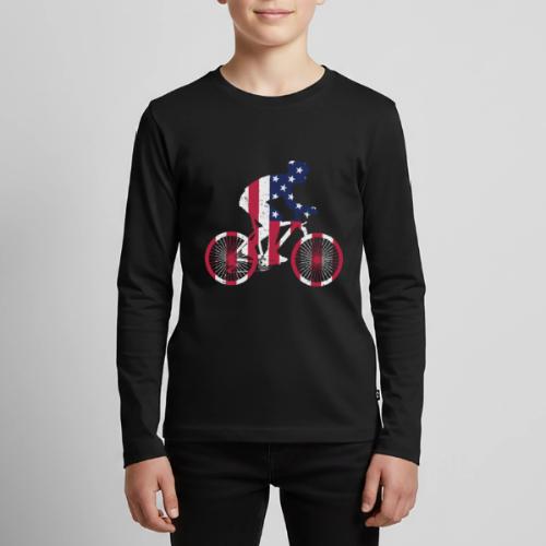 American Cyclist - Kids' Premium Long Sleeve T-Shirt