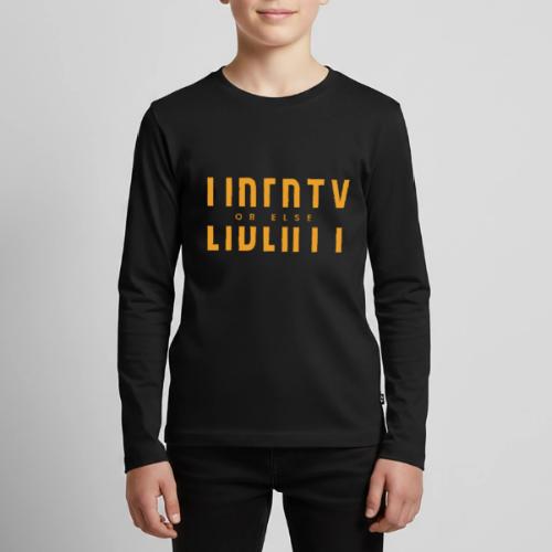 Liberty Or ElseMerchandise with LOGO - Kids' Premium Long Sleeve T-Shirt
