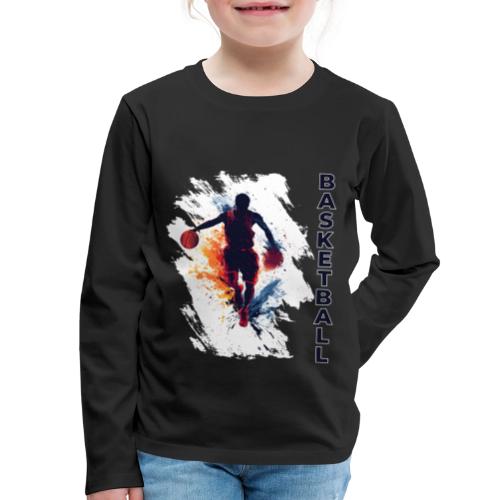Basketball Hustle - Kids' Premium Long Sleeve T-Shirt