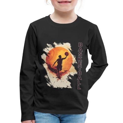 Basketball Stride - Kids' Premium Long Sleeve T-Shirt