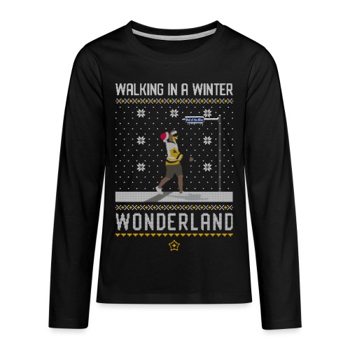 2018_Walking Winter Wonde - Kids' Premium Long Sleeve T-Shirt