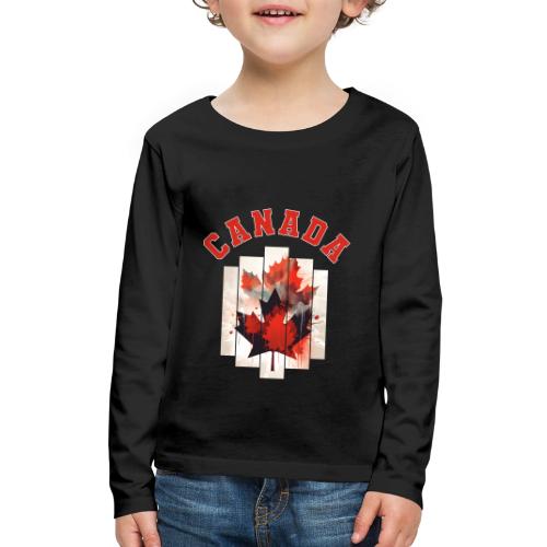 Heart of Canada Art - Kids' Premium Long Sleeve T-Shirt