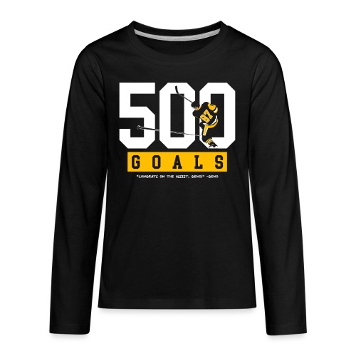 500 Goals (Geno's Version) - Kids' Premium Long Sleeve T-Shirt