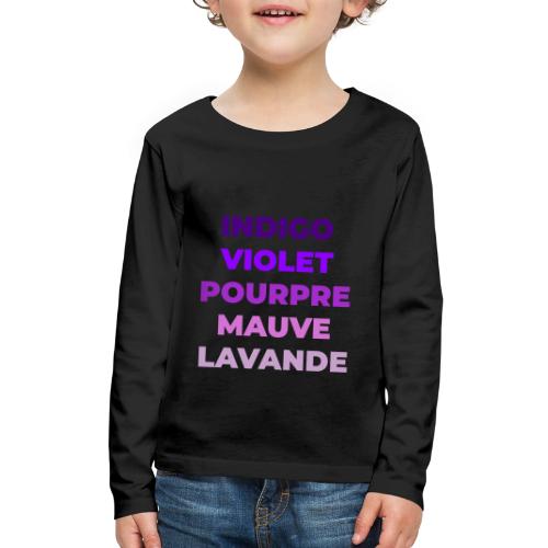Shades of purple - Kids' Premium Long Sleeve T-Shirt