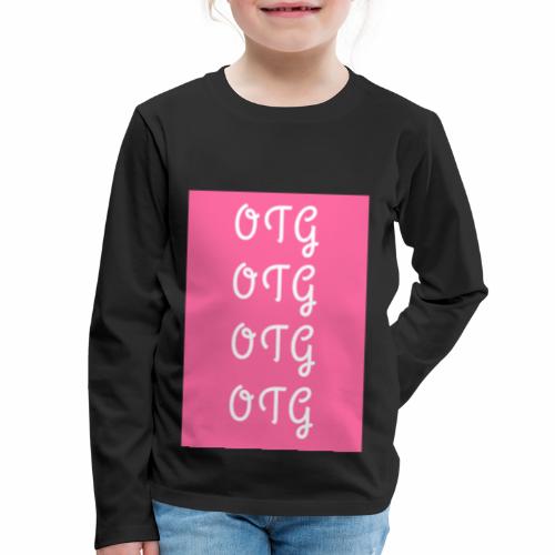 OTG - STRAWBERRY - Kids' Premium Long Sleeve T-Shirt