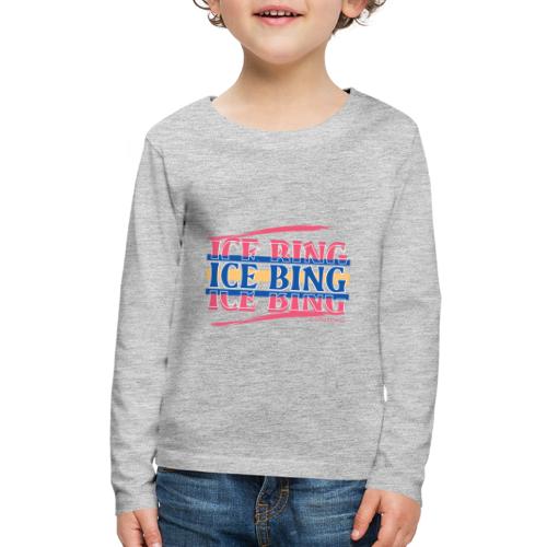 ICE BING Pink - Kids' Premium Long Sleeve T-Shirt