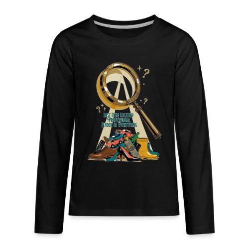 Lost Item Locator T Shirt, Professional Finder Mug - Kids' Premium Long Sleeve T-Shirt