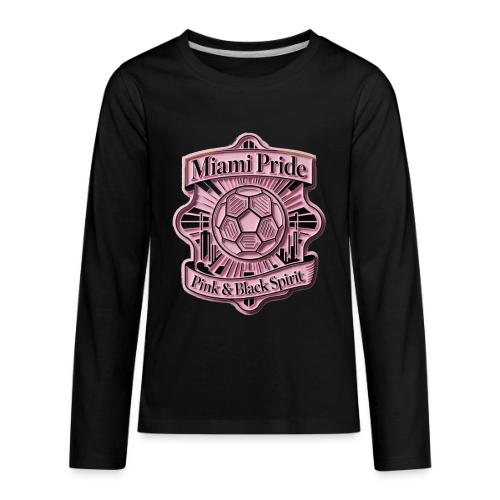 Miami City Pride T Shirt, Vibrant City Pride Gift - Kids' Premium Long Sleeve T-Shirt