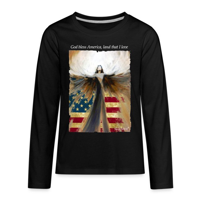 God bless America Angel_Strong color_white type