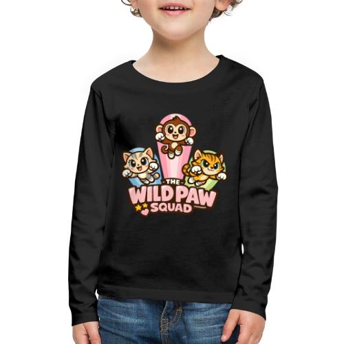 Wild Paw Squad Cute Animal Friends - Kids' Premium Long Sleeve T-Shirt