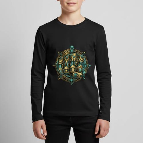 Cyberpunk Power Robot Hand - Kids' Premium Long Sleeve T-Shirt