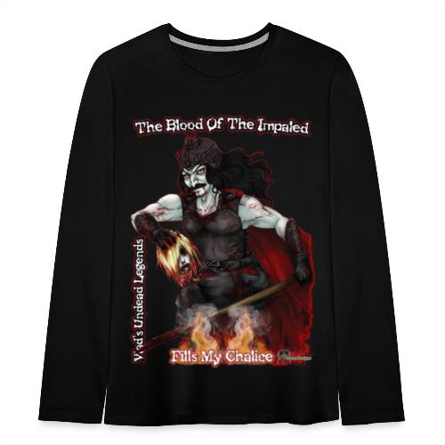 Vlad The Impaler CloseUp Flamed - Kids' Premium Long Sleeve T-Shirt