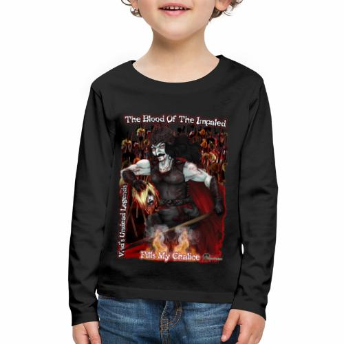 Vlad The Impaler CloseUp With Impaled - Kids' Premium Long Sleeve T-Shirt