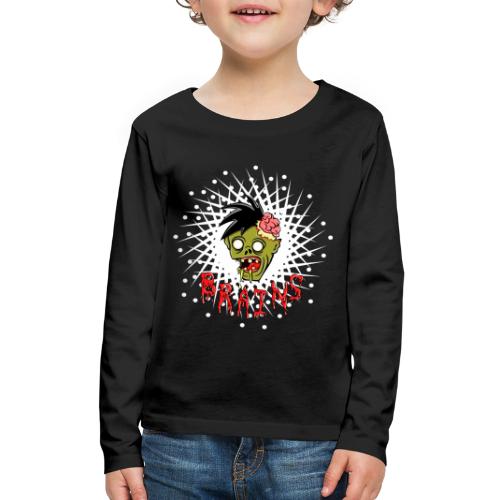 Zombie Brains - Kids' Premium Long Sleeve T-Shirt