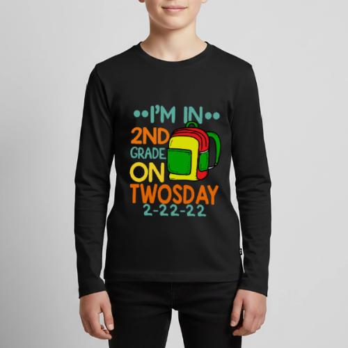I'm 2nd Grade On Twosday 02-22-2022 Twosday 2022 - Kids' Premium Long Sleeve T-Shirt
