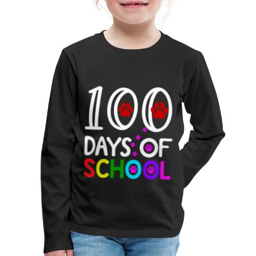 100 Days Of School Outfits For 2nd Grade Teacher - Kids' Premium Long Sleeve T-Shirt