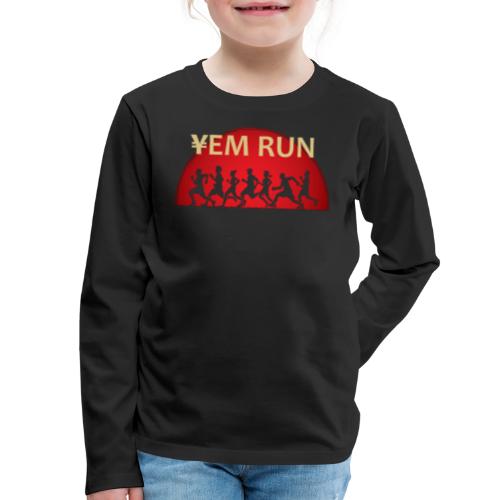 YEM RUN - Kids' Premium Long Sleeve T-Shirt