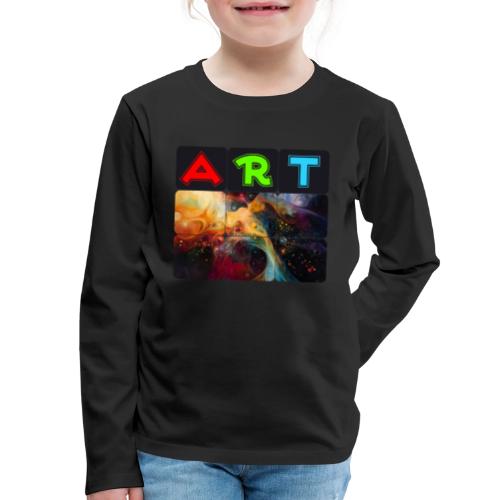 Waves of Art - Kids' Premium Long Sleeve T-Shirt
