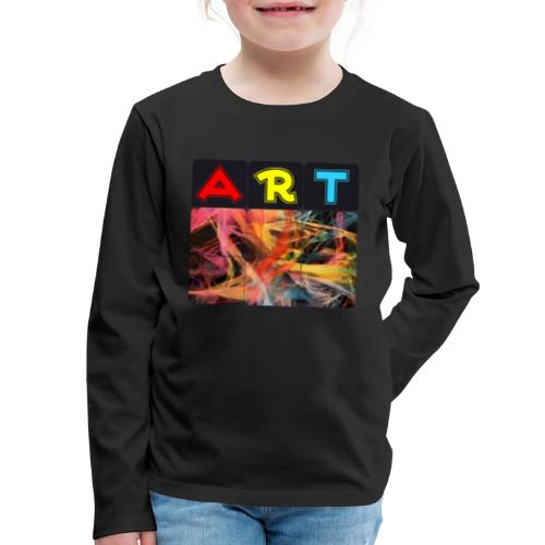 Chaotic Threads of Art - Kids' Premium Long Sleeve T-Shirt